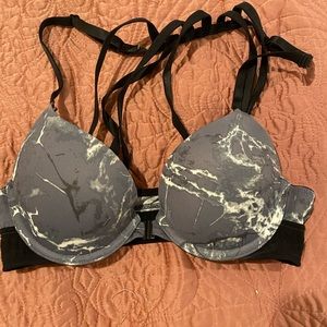 marble print push up bra from PINK